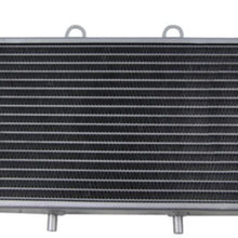 OzCoolingParts Pro Full Aluminum Oversized ATV Radiator for Yamaha Honda ECX 50 70 90 CC Quad ATV Apex Eton