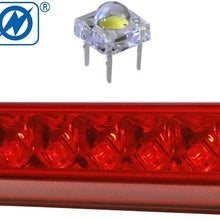 iJDMTOY 17-Inch Trunk Tailgate Red LED Tail/Brake Light Bar Compatible with Ford GMC Chevy Dodge Toyota Nissan Honda Truck