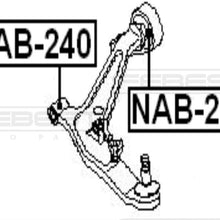 FEBEST NAB-239 Control Arm Bushing