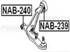 FEBEST NAB-239 Control Arm Bushing