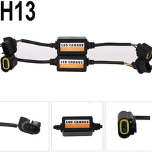 FOORDAY 2 Pcs LED Load Resistor H13/9008 Led Headlight Warning Error Decoder Plug and Play Headlight Kit Canbus LED Decoder