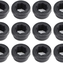 Qiilu 12pcs Engine Bushings, Lower Control Arm Rear Camber Bushings Fit for Skunk2 EG EK DC