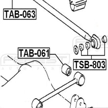 FEBEST TSB-803 Rear Lateral Control Rod Bushing