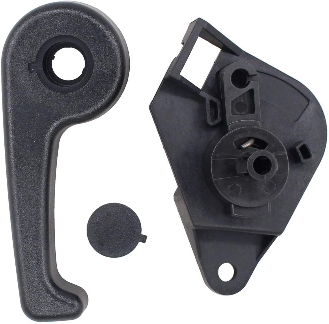 NewYall Hood Release Pull Handle Lever and Mounting Bracket Assembly