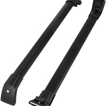 Bestauto Cross Bar Roof Racks for Hyundai Tucson 2016 2017 2018 2019 2021 Black Color New Top Roof Rack Crossbar Black