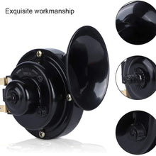 Motorcycle Snail Horn, Universal 12V 110dB 510HZ Motorcycle Electric Snail Horn Loud Voice Speaker