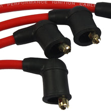 JDMSPEED New Red Ignition Spark Plug Wires Set Replacement For Mazda Miata 1.6L 1.8L 90-00