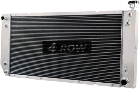 CoolingSky 4 Row All Aluminum Radiator for 1988-2000 Chevrolet &GMC C/K 1500 2500 3500 Pickup - 34