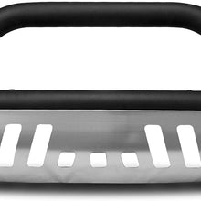 Armordillo USA 7141964 Classic Bull Bar Fits 2000-2006 Chevy Tahoe 2500 - Matte Black W/Aluminum Skid Plate