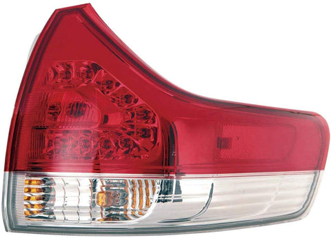 Replacement Tail Lamp Assembly Outer Passenger Side Fits 2011-2014 Toyota Sienna