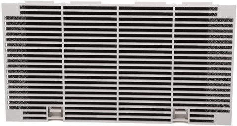RV A/C Ducted Air Grille Duo-Therm Air Conditioner Grille Replacement For Dometic #3104928.019 with Air Filter Pad Assembly - Polar White