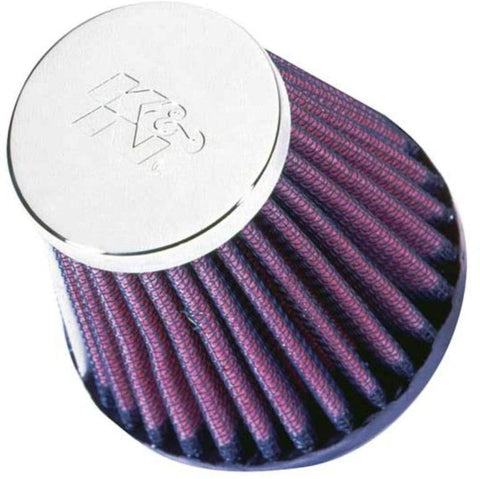 K&N Universal Clamp-On Air Filter: High Performance, Premium, Washable, Replacement Filter: Flange Diameter: 2 In, Filter Height: 3 In, Flange Length: 0.625 In, Shape: Round Tapered, RC-2580