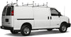 Vantech Aluminum H1 Rack 3 Bar System for a Chevy Express 1996-On White