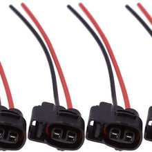 Zreneyfex 90980-11246 Ignition Coil Connector Pigtail Plug Harness for Toyota Lexus Mazda RX7 1JZ-GE 1JZJZ-GTE 2JZ-GE 2JZ-GTE 4pcs