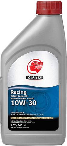 Idemitsu 30018100-75000C020 10W-30 Rotary Racing Oil-1 Quart