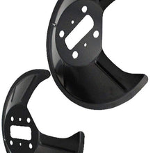 RJJX 2PCS Replacement Fit for Ford Fiesta V Focus Fusion Brake Disc Plate Rear Fender Left Right 1060129