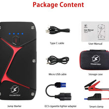 Jump Starter for Car, FLYLINKTECH 1000A Peak 15000mAh Portable Car Battery Starter Engine - 12V Car Battery Power Pack Battery Booster