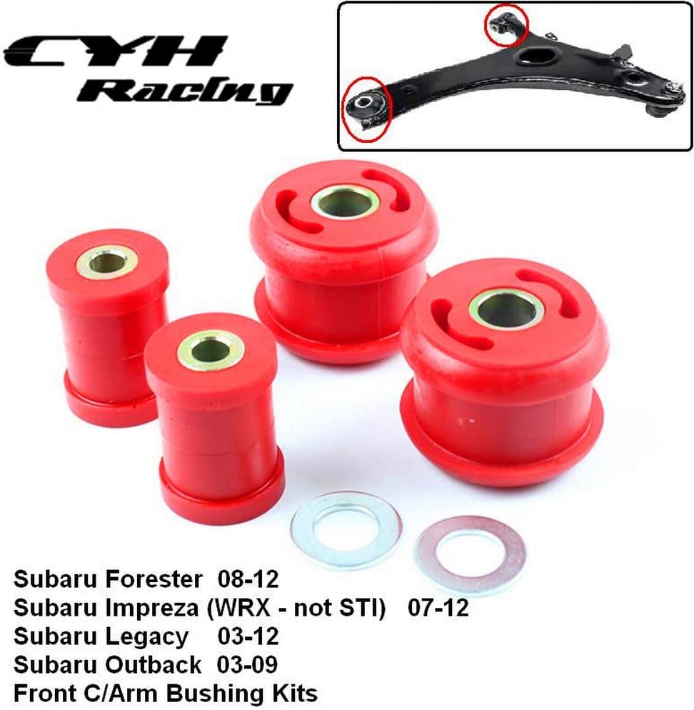 Polyurethane Front Control Arm Bushing Kits For Subaru WRX 07-12 (Fits:Forester,Legacy,Outback)