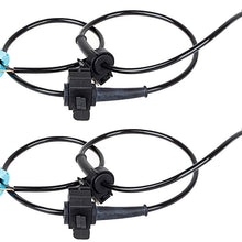 AUTEX 2PCS ABS Wheel Speed Sensor Rear Left & Right 15121067 ALS1464 compatible with Cadillac Escalade EXT 2007-2012 /Chevrolet Avalanche & Suburban 1500 & Tahoe 2007-2012/GMC Yukon XL 1500 07-12