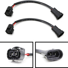 iJDMTOY (2) H11 H8 (Male) To 5202 2504 (Female) Pigtail Sockets Wires For Fog Lamps Retrofit or Conversion