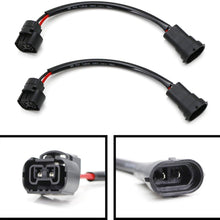 iJDMTOY (2) H11 H8 (Male) To 5202 2504 (Female) Pigtail Sockets Wires Compatible With Fog Lamps Retrofit or Conversion