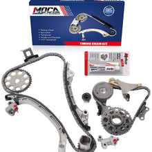 MOCA Engine Timing Chain Kit for 2005-2008 Toyota Hilux & 2005-2015 Toyota Tacoma & 2006-2009 Toyota Hiace & 2010 Toyota 4Runner 2.7L L4-2TRFE Design