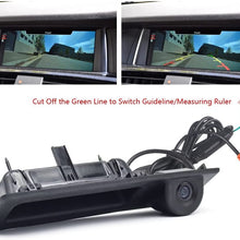 LIEBMAYA 170 degree Car Trunk Handle Backup Camera Rear View HD Camera Parking Backup Camera for BMW 5 F10, 5 F11, 3 F30, X3 Series F25