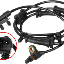 AUTEX 1pc ALS1918 68003281AA 68003281AC SU10069 5S8607 ABS Wheel Speed Sensor Front Left or Right Compatible with Jeep Wrangler 2007 2008 2009 2010 2011 2012 2013 2014 07 08 09 10 11 12-14 3.8L 3.6L