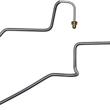 Compatible With 1999-2008 Silverado Sierra Rear Axle Brake Lines 4wd 2wd 1/2 Ton 2pc OE Steel (Y-6-10)