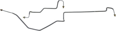 Compatible With 1999-2008 Silverado Sierra Rear Axle Brake Lines 4wd 2wd 1/2 Ton 2pc OE Steel (Y-6-10)