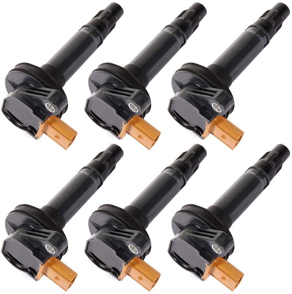 Aintier 6pcs Ignition Coils Automotive Replacement For For-d Explorer/F-150/ Flex/Police Interceptor/Taurus Lincoln MKT 2011-2015 Equivalent with OE: UF646 DG549