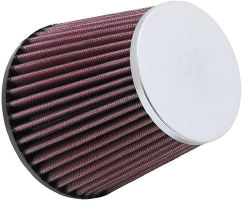 K&N Universal Clamp-On Air Filter: High Performance, Premium, Replacement Engine Filter: Flange Diameter: 3.3125 In, Filter Height: 4.375 In, Flange Length: 0.75 In, Shape: Round Tapered, RC-9770