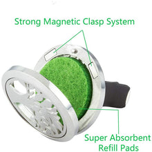 joymiao Car Fragrance Diffuser Vent Clip Car Air Freshener Perfume Aromatherapy Essential Oil Diffuser Stainless Steel Locket Dragonfly