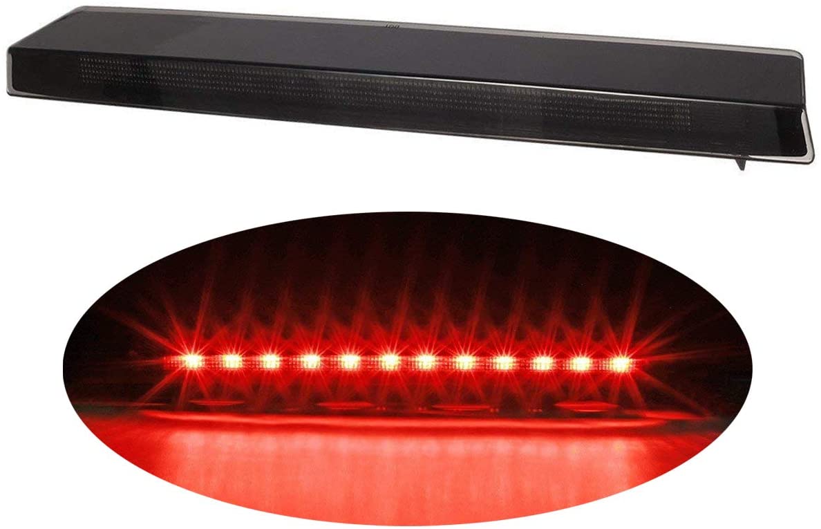 Center Hight Mount Stop Light Third 3rd Brake LED Lights Lamp Replacement for Ford 1999-2004 Mustang Cargo Lights Reverse Brake Lights (Smoke)