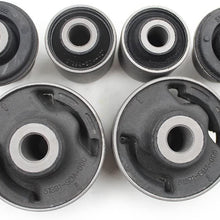 Hotwin Set of 6 Front Lower Control Arm Inner and Outer Bushing Kit Compatible with Accord TL TSX