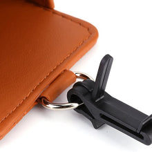 Car Storage Box，Car Universal Storage Pouch Bag Phone Mod Sun Glass Box Holder Pocket Organizer Brown