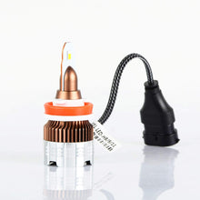 Alla Lighting INS H8 H9 H11 LED Bulbs Newest 6000 Lumens Extremely Super Bright 6000K Xenon White SUPER Mini H11 LED Bulbs All-in-One Conversion Kits Headlight/Fog Light/DRL Bulbs