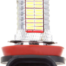 SCITOO White H11 LED Bulbs 81SMD LED Lights with Projector for Fog Light Plug and Play Style,4Pcs