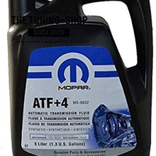 Genuine Chrysler Accessories (5013458AA) (68218058AC) ATF+4 Automatic Transmission Fluid - 1.3 Gallon / 5 Liter