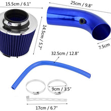 Dibiao Universal 76mm 3 Inch Cold Air Intake Filter Aluminum Induction Hose Pipe Kit