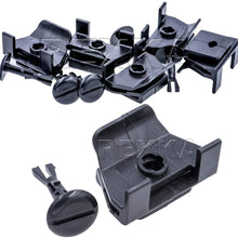 Rexka 5 Sets Front Fender & Bumper Cover Clip & Pin Set for Toyota Lexus 53879-58010 47749-58010 Avalon Camry Corolla Highlander Matrix Prius Prius V Sienna Solara Tacoma Venza