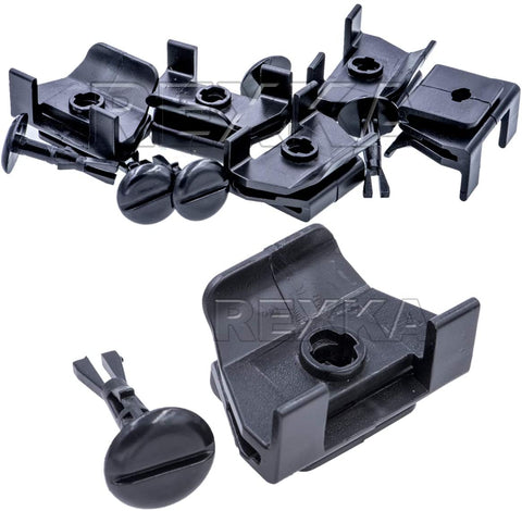 Rexka 5 Sets Front Fender & Bumper Cover Clip & Pin Set for Toyota Lexus 53879-58010 47749-58010 Avalon Camry Corolla Highlander Matrix Prius Prius V Sienna Solara Tacoma Venza