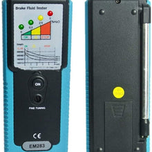 LHQ-HQ Auto Car Brake Fluid Tester Handheld Truck LED 180 Degree Pucker Build in Buzzer EM283 Tester LCD Tool