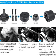 2241 Front Crankshaft Oil Seal Remover and Installer Kit & 2801 Flywheel Holder Flex Plate Lock Tool & 7676 Oil Seal Repair Kit with Balance Shaft Fits for BMW N20 N26 Engines (3-Set)