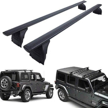 ANTS PART Roof Racks Cross Bars for 2007-2018 Jeep Wrangler JK & 2018-2021 Jeep Wrangler JL 4dr 2dr SUV Hard Top Black