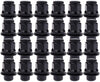 cciyu Set of 24 Black Chrome Wheel Lug Nuts for Toyota 4Runner/ Avalon/Avanza/Camry/Celica/Corolla/FJ Cruiser/Highlander/Land Cruiser/Matrix 1997-2016 12mmX1.5 Drive Close End 1.45” Tall