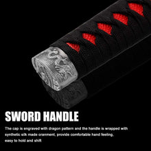 RYANSTAR Katana Shift Knob Samurai Sword Gear Shifter with 4 Adapters Universal Fit for Manual Cars Most Automatic Cars with 4 Adapters Black+Red