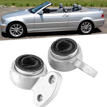 Terisass Control Arm Bushing Kit 2pcs Left & Right Control Arm Bushing with Bracket Aluminum Replacement Fit for 323Ci 325i 330Ci 330i Z4 31126757623 31126757624