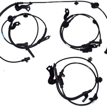 Front Rear ABS Wheel Speed Sensors set of 4 New 5S11132 For Mitsubishi Outlander Lancer 2007-2012