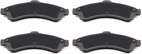 Brake Pads,SCITOO 4pcs Front Brake Pads Brakes Kits fit Buick Rainier,Chevy SSR/Trailblazer/Trailblazer EXT,GMC Envoy/XL/XUV,Isuzu Ascender,Oldsmobile Bravada,Saab 97x